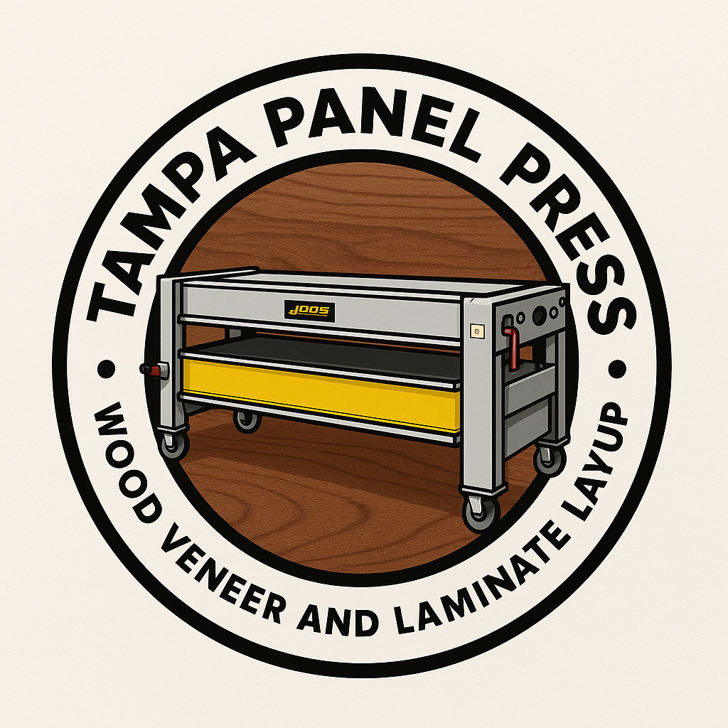 Tampa Panel Press — Wood Veneer and Laminate Layup